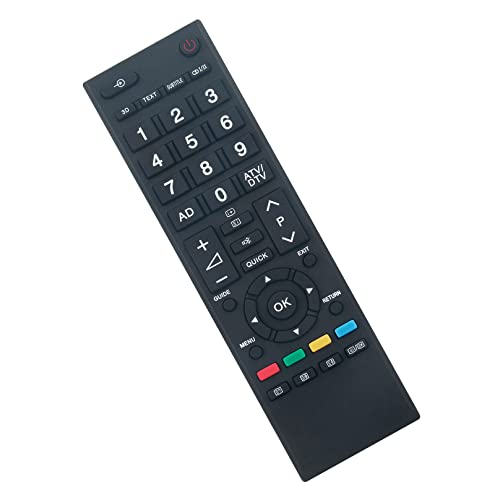 CT-90437 Télécommande de Remplacement - VINABTY - Compatible avec Toshiba LCD TV CT90437 télécommande CT-90437 58L5335DG 40L5335D