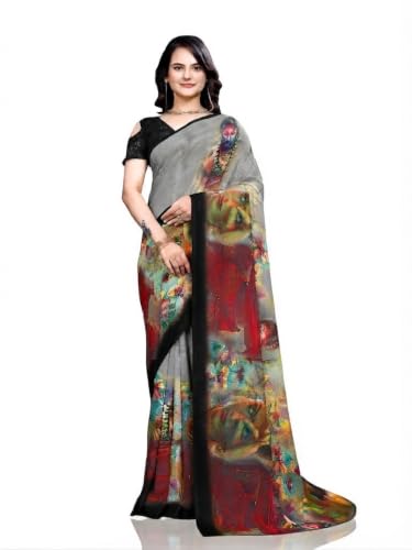 Image of Self design Paithani Georgettesaree(1350 Pushpa Coffee pt)