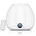 Produktbild MQQ Ultraschall-Luftbefeuchter 4.5L mit großer Kapazität Leiser Betrieb Intelligenter Luftreiniger mit konstanter Temperatur, Fernbedienung und Nachtlicht (Color : B)
