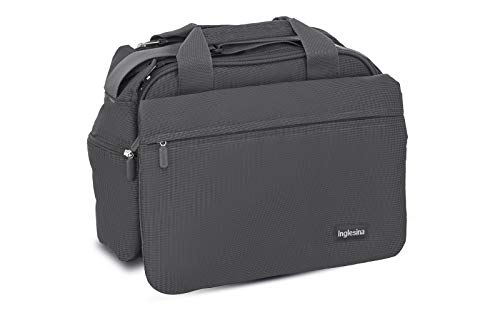 Inglesina My Baby Bag, Grafite, Borsa Fasciatoio per Neonato, Multifunzione, Pratica e Capiente, Mamma Papà, Tasca Termica, Scomparti Organizzati