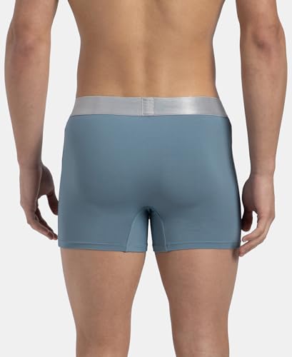 Image of Jockey IC28 Men's Tactel Microfiber Elastane Stretch Solid Trunk with Moisture Move Treatment