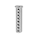 Heavy Duty Adjustable Clevis Pin ,Fastener Tool Size 1/4 x 2inch Zinc Steel 8 Holes W/ Matching R- Clip (10)