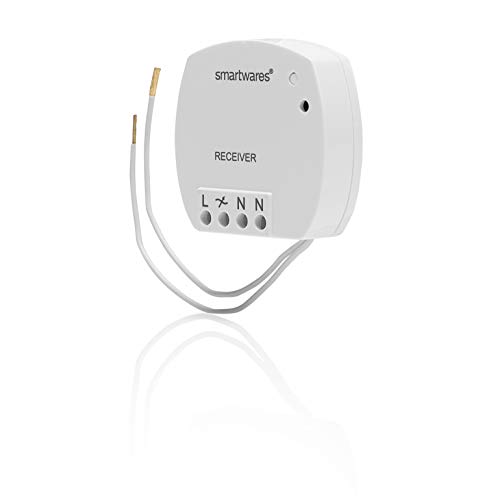smartwares module domotique plug & connect contrôle de l'éclairage jusqu'à 400 w compatible avec tous les émetteurs plug & connect sh4 90262 blanc