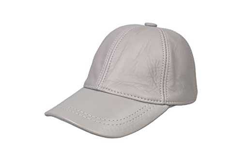 Image of Genuine Leather Unisex Baseball Cap
