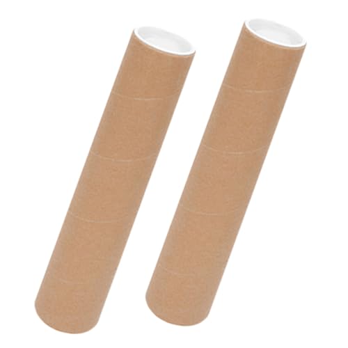 OSOLADY 2pcs Heavy Duty Mailing Tube Posters Artwork Tube Poster Storage Artwork Storage Tube Map Storage Prints Storage Tube Shipping Container Poster Tube Carrying Poster Tubes Abs