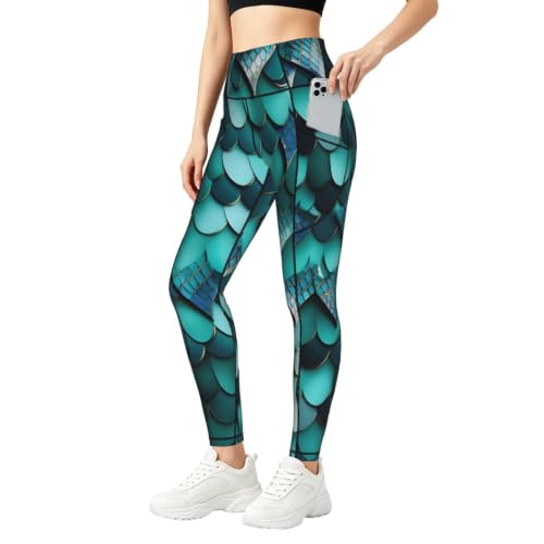 Pantalones de yoga para mujer mallas elásticas running fitness con bolsillos