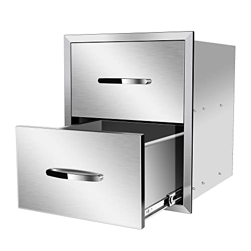 Outdoor-Kitchen-Drawer-Stainless-Steel-Access-Drawers-for-Outdoor-Kitchen-Island-Grill-Station18W-X-23H-X-23D-Double-Drawers Outdoor Kitchen Drawer Stainless Steel Access Drawers for Outdoor Kitchen Island Grill Station18W X 23H X 23D Double Drawers