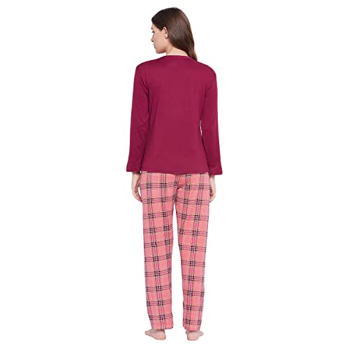 Image of CAMEY Women Full Sleeve Nightsuit