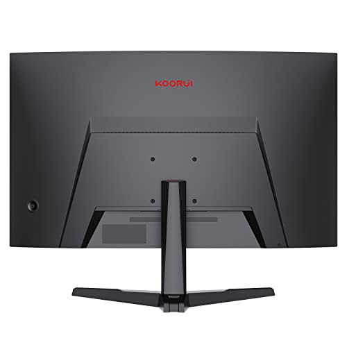 KOORUI Gaming Monitor 27 Zoll, 1800R Gebogene Oberfläche, 2560X1440 (QHD) Bildschirm, 144 Hz 1 ms, DCI-P3 85%, Ultra dünner Rahmen, neigbar, Unterstützung für HDMI/DP – Bild 5