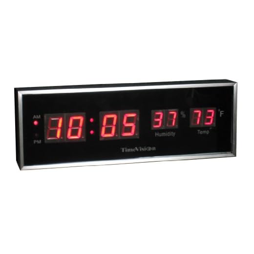 TimeVision LED Weather Station Clock