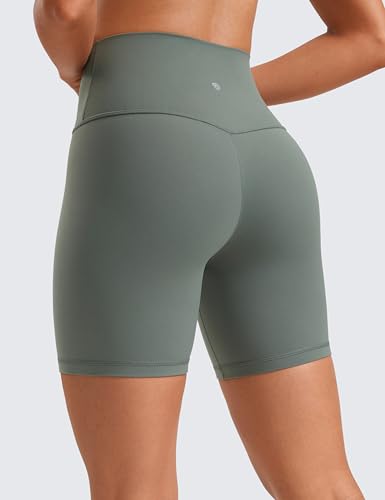 Image of CRZ YOGA Butterluxe Biker Shorts 6 inch | Extremely Soft, Gentle Compression, Yoga, High Waisted, for Women