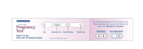 Image of New Choice Plus One Step Pregnancy Test, Over 99% Accurate, Results in 3 Minutes