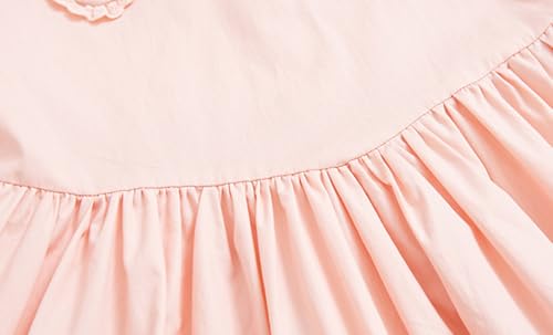 Mud Kingdom Girls Stripe Dress Lace Short Sleeve Summer School Dresses4