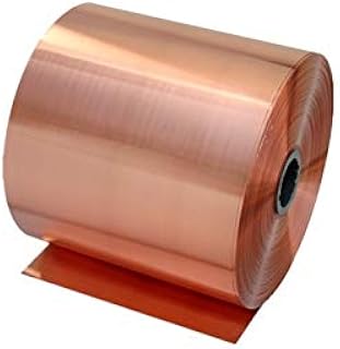 Bclla Zkenshan-Copper Sheet 1Meter Copper Strip Thickness 0.01/0.02/0.03/0.05/0.08/0.1/0.2/0.3/0.5W100MM Red Copper Sheet Foil Plate T2, High Purity and Durable (Color : T0.02xW100mm)