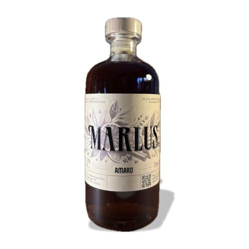 Marlus – amaro artigianale italiano piemontese 70cl | liquore digestivo