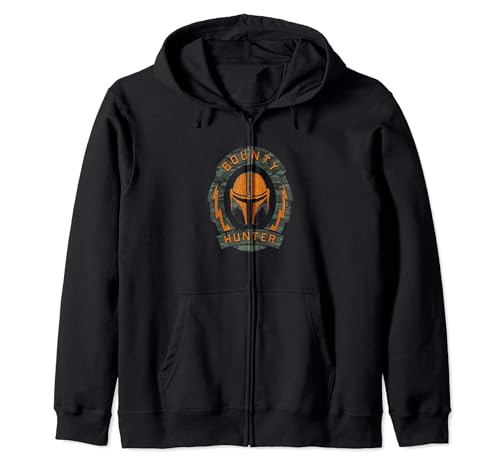 Sweat Star Wars The Mandalorian Guild Badge grand blason et fermeture éclair robuste