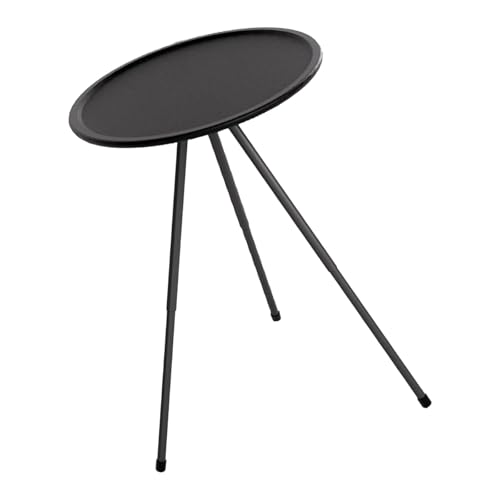 Iuhtrb Portable Outdoor Folding Table Quick Setups Weather Resistant Outdoor Furniture For Camping Tailgating Backyard Activity Portable Round Camping Table