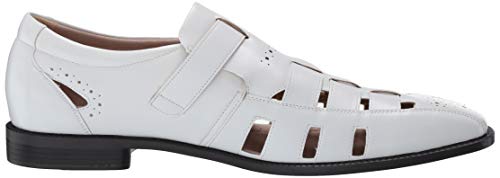 Stacy Adams Men's Calax Fisherman Sandal, White, 7.5 Medium Us #TOP5