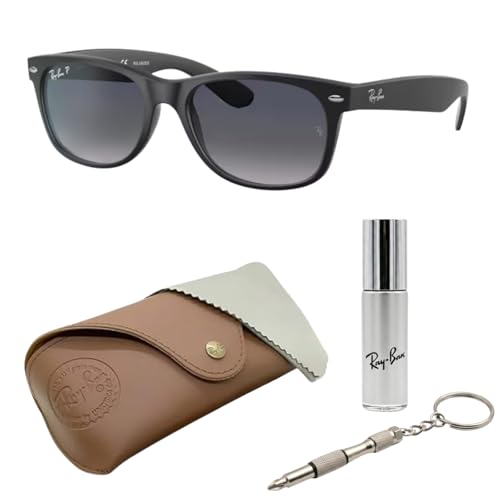 Image of Ray-Ban RB2132 NEW WAYFARER CLASSIC Square Shaped Sunglasses for Men & Women with Official RAYBAN Eyewear Kit