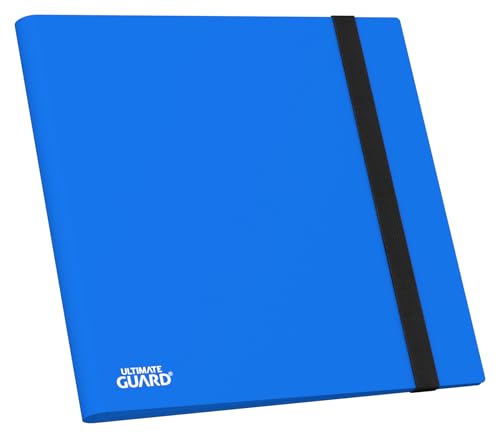 Ultimate Guard Flexxfolio | 12 Side-Loading Pocket for Trading Card Storage up to 480 Cards Binder, Sturdy Card Collection Designed for Double-Sleeved Cards, Blue Quadrow Card Album Folder for TCG - image 1
