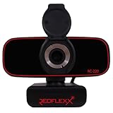 Redflexx REDCAM RC-220 Redline Full HD USB Webcam Videoqualität mit 1080p (1920x1080), H.264, Integriertes Mikrofon