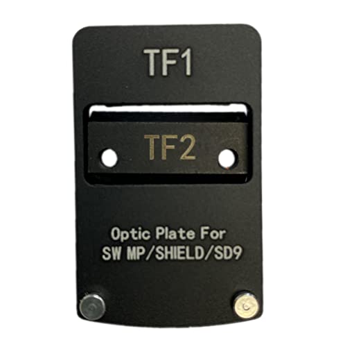 ADE Optic Mounting Plate for Smith & Wesson Shield Pistol - Compatible with Trijicon RMR/SRO, ADE Stingray, Holosun HS407C Red Dot Sight