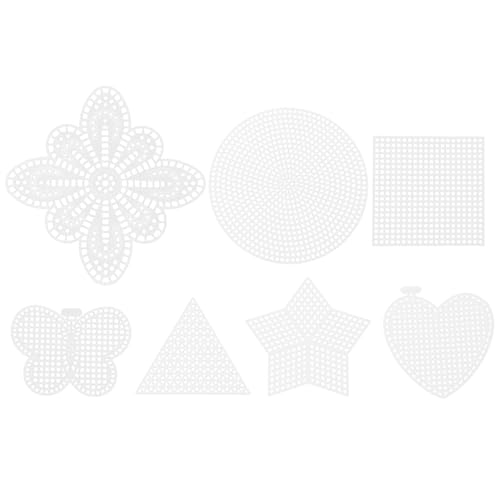 Malla plástica para bordar en proyectos de punto de cruz y manualidades creativas de decoración en casa