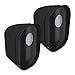 Produktbild kwmobile 2X Hülle kompatibel mit Arlo Security Light - Silikon Security Camera Cover Schutzhülle Kamera - Schwarz