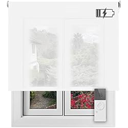 Estores Inteligentes SmartRoll Battery.Estor Enrollable con batería Recargable.Mando a Distancia.Opción Wi-Fi con Puerta de Enlace Zigbee(no incluida).Ajustamos a Medida, sin Cargo y con una Llamada.Medidas Ancho x Alto.