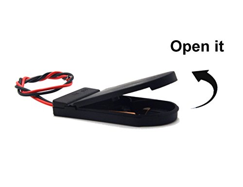Lampvpath (Pack Of 6) Cr2032 Battery Holder Coin Cell Holder, Cr2032 Battery Holder With Switch, 2 X 3V Cr2032 Button Coin Cell Battery Holder With Leads On Off Switch #TOP5