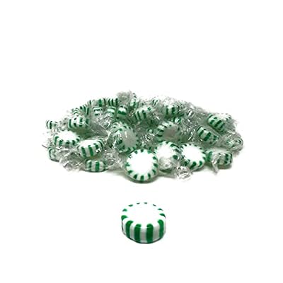 Easter Spearmint Starlights Hard Candy Mints - 1 lbs - Spearmint Flavored Old School Disks Classic Hard Candies - American Vintage Candy Snack - Individually Wrapped, 16 oz.
