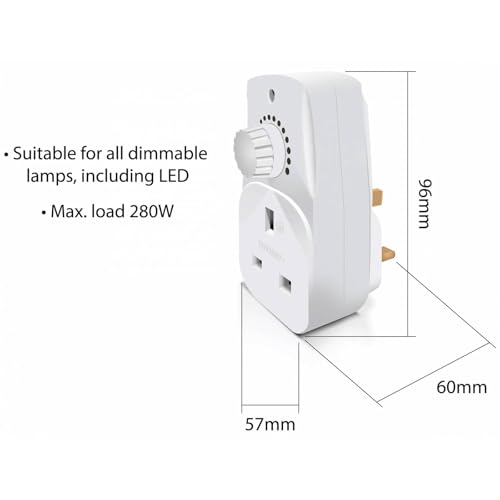 Eagle Plug in Dimmer 13A Adjustable Light Control Switch - Image 5