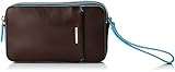 pochette vintage anni 50 Linea:Blue Square PIQUADRO Blue Square, Portafoglio Unisex-Adulto, Marrone (Mogano), 5x12x21 cm (W x H x L)