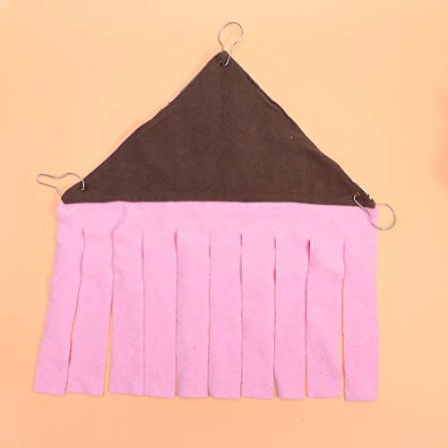 VILLCASE Rede de Papagaio Gaiola de PÃ¡ssaro Habitat de Rede RÃ©ptil DecoraÃ§Ã£o para Escalada Algod