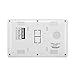 AMOCAM 7 Inch Color LCD Screen 4-Wires Wired Monitor for Video Intercom Doorbell System, Support Monitoring, Unlock, Dual Way Door Intercom