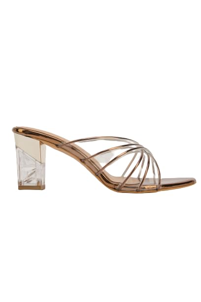 TRYME Trending Attractive Ethnic Block Heel Sandals Comfortable & Trendy Party Heels for Girls & Women (B0D7CDW4BZ) Amazon Price History, Amazon Price Tracker