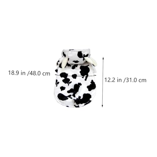 Disfraz de Vaca para Perro Talla L miniatura 2