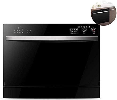 Lavavajillas de mesa de 220 V, lavavajillas automático integrado en el hogar, 6 lugares, 5 funciones de lavado