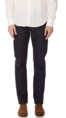 Naked & Famous Denim Men's Weird Guy Tapered Fit Jeans in Nightshade Stretch Selvedge