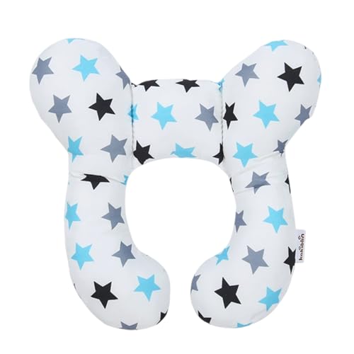 Almohada de viaje para niños, almohada de apoyo, almohada de viaje para bebé, almohada cervical en forma de U, cojines para dormir para viajes, avión, tren y oficina (B)