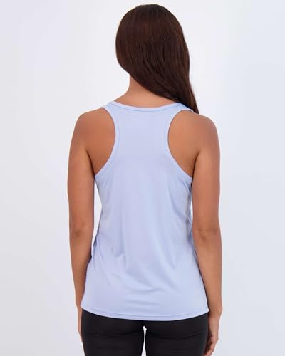 Image of Real Essentials 5-Pack Women's Racerback Tank Top Dry-Fit Athletic Performance Yoga Activewear (Available in Plus Size)