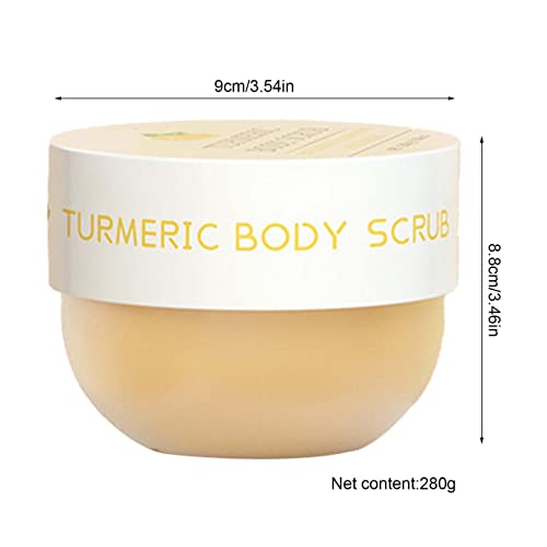Esfoliante de cúrcuma para manchas escuras, Esfoliante de cúrcuma para pele sem brilho, Esfoliante d
