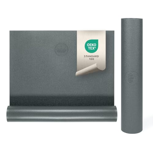 LOTUSCRAFTS Yogamatte rutschfest universell nutzbar als Trainingsmatte Sportmatte Gymnastikmatte Fitnessmatte Pilates Matte Matte Sport Yoga Matte MUDRA PRO (Balsam Green)