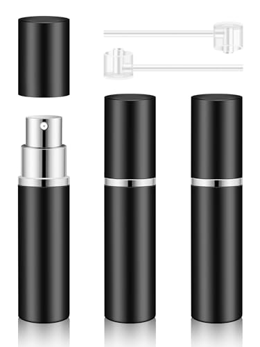 BELEVO Atomizador Perfume Recargable 5ml, 3 Piezas Perfumador Recargable de Perfume Mini Spray Llévalo Siempre Contigo Adecuado para Viajes, Fiestas
