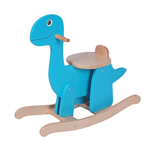 Schaukelpferd QIQIDEDIAN Dinosaurier Spielzeugs einfaches montierendes Trojaner-Kindergeschenk des Babys