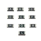 10 pezzi fusibile ripristinabile 1206 PPTC SMD 0.125A 0.16A 0.2A 0.25A 0.35A 0.5A 0.75A 1.1A 1.5A 2A 6V 8V 15V 16V 24V 30V ACDEFGH(0.5A 15V (Code M))