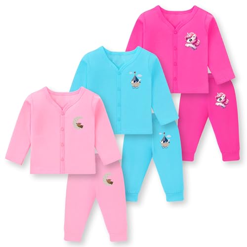 Image of TS LAVI TAVI Kids Printed Long Sleeve Pyjama Set with Top and Bottoms
