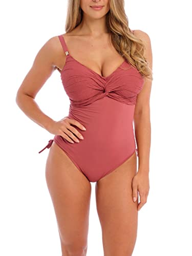 Fantasie Beach Waves Twist Underwire One-Piece, 36E, Persian Rose #TOP1