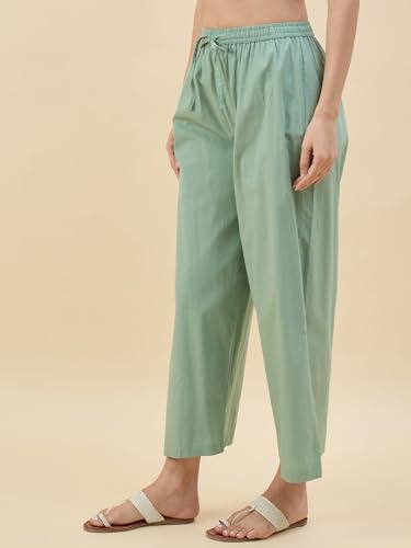Image of Nermosa Women's Loose Cotton Relaxed Fit Palazzo