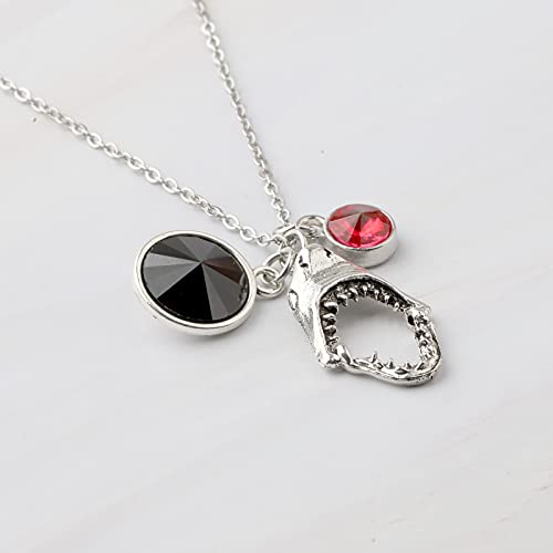 MAOFAED Anime Lover Gift Manga Gift Anime Manga Merchandise Shark Necklace4